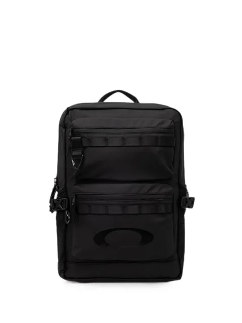 Oakley logo-patch panelled backpack Black FOS901478