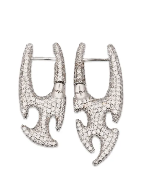 DARKAI crystal-embellished drop earrings Silver DIOR0034BBDIL