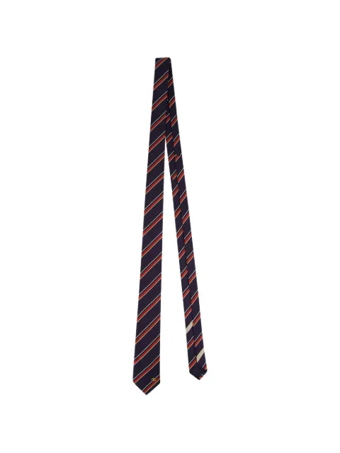 Valentino Garavani striped silk tie Blue YEV195KBJ