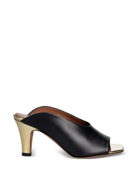 Pollini Archive Collection leather sandals Black PA28057C0OPA300A