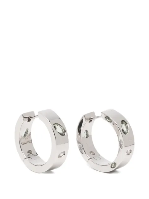 DARKAI crystal-embellished hoop earrings Silver DIOR0042BBTRL
