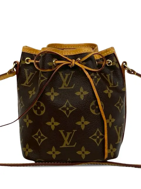 Louis Vuitton Pre-Owned 2015 Monogram Nano Noe bucket bag Brown VMSN66YIYICP5GGN