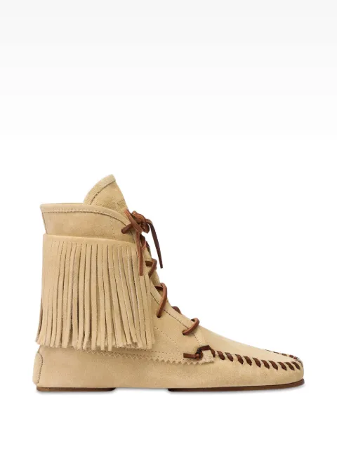 Paris Texas Indiana fringe-trimmed ankle boots Neutrals PX1648XV0OP