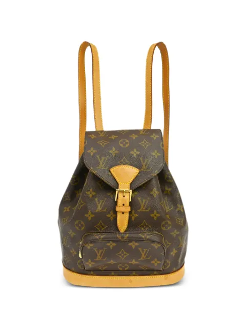 Louis Vuitton Pre-Owned 2000 Montsouris MM backpack Brown RQ03144