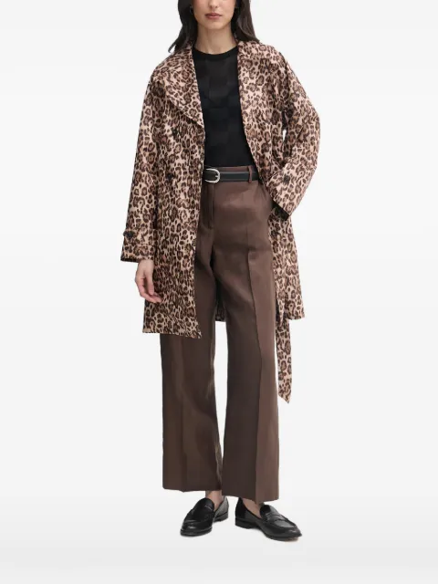 Save The Duck Tecla double-breasted coat Brown D42662WTARK22