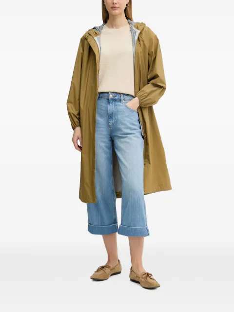Save The Duck hooded oversized coat Yellow C42264WLITE22