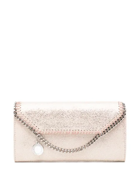 Stella McCartney Falabella flap continental wallet Neutrals 7P0086WP0301