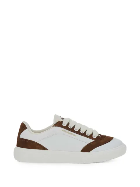Casablanca Del Mar suede-panelled logo-print sneakers White APF26SNK02509