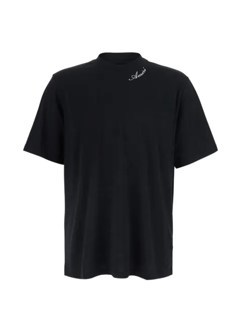 AMIRI logo-embroidered T-shirt Black AMTOJR1164