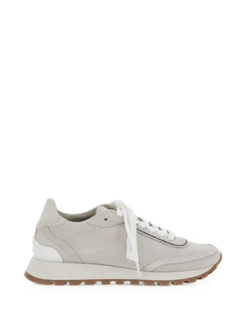 Brunello Cucinelli monili-trim panelled sneakers Neutrals MZSFG3318C9593