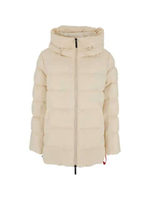 AFTER LABEL padded single-breasted coat Neutrals A00048
