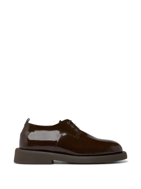 Marsèll Gommello patent-finish derby shoes Brown MMG471ABP0