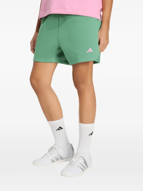 adidas logo-embroidered shorts Green HZ0865