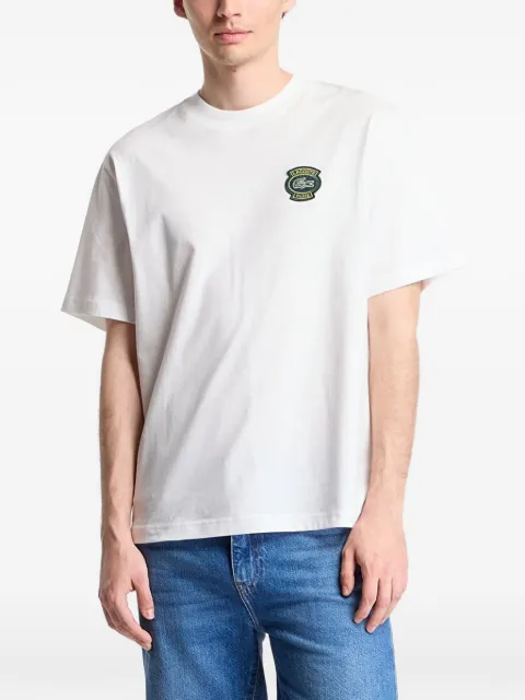 Lacoste logo-patch T-shirt White TH832270V