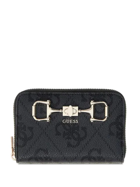 GUESS USA logo-monogram horsebit wallet Black SWOS9924140CLO