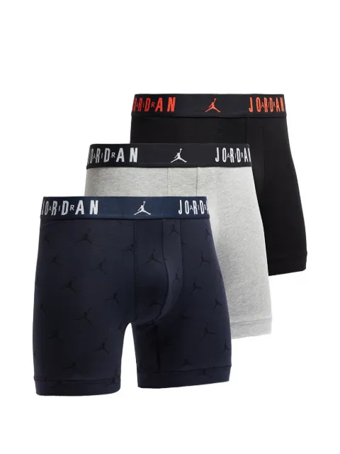 Jordan logo-waistband boxers (set of three) Black JM0839695