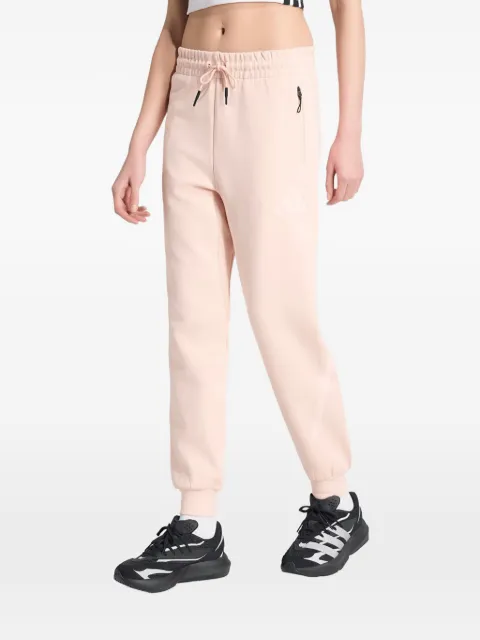 adidas logo-print drawstring-waistband track pants Pink KC7716