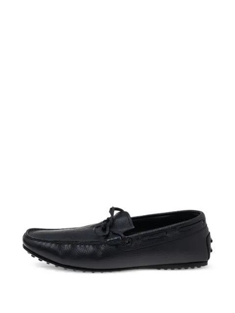 Tod's Vintage bow-tie loafers Black 541099