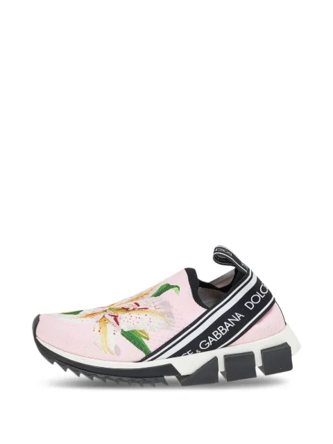 Dolce & Gabbana Pre-Owned Sorrento logo-print sneakers Pink 569347