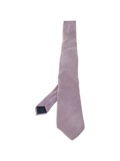 Lanvin Pre-Owned Dot-pattern silk tie Pink 493792