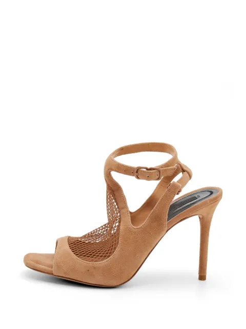 Alexander Wang Piper fishnet heeled sandals Neutrals 669202
