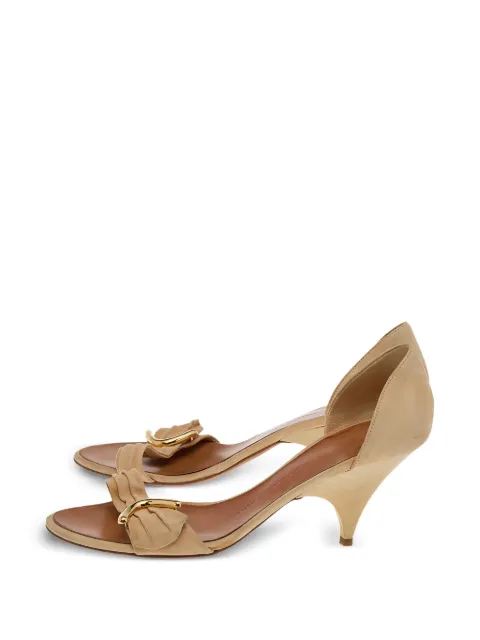 Giuseppe Zanotti Vintage embellished suede sandals Neutrals 569238