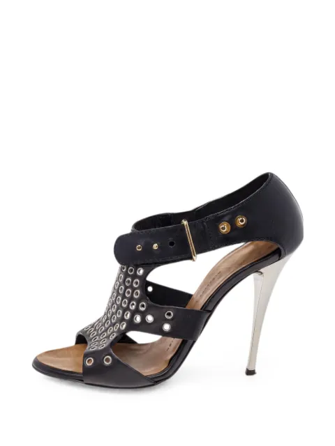 Giuseppe Zanotti Vintage eyelet ankle-strap sandals Black 494947
