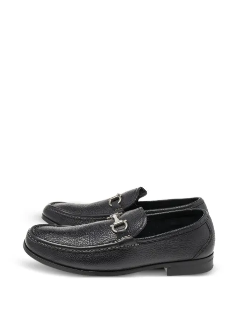 Ferragamo Pre-Owned Gancini loafers Black 492544