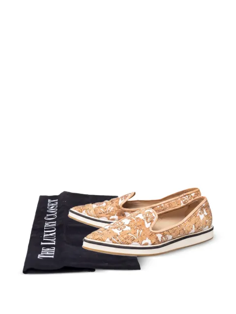 Nicholas Kirkwood pointed-toe slip-on sneakers Neutrals 466710