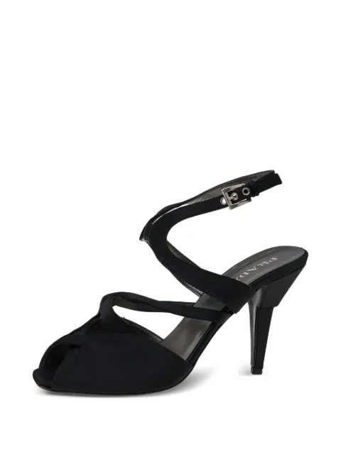 Prada Pre-Owned strappy slingback sandals Black 541153