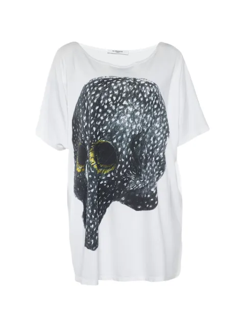 Givenchy Pre-Owned printed cotton T-shirt White 664078