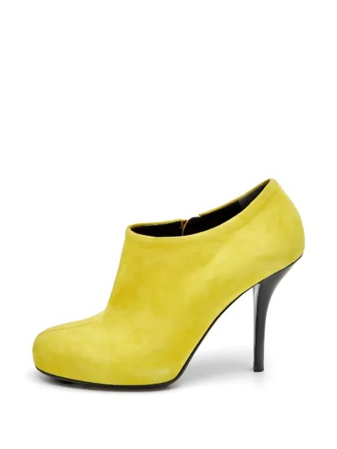 Balenciaga Pre-Owned suede ankle boots Yellow 625948