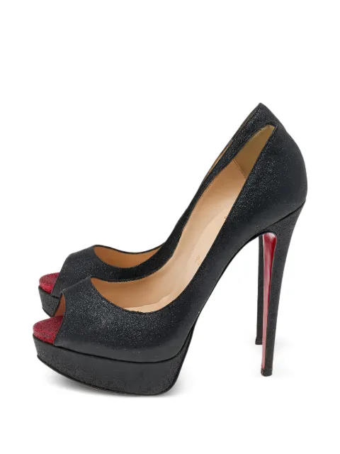 Christian Louboutin Pre-Owned New Very Prive platform pumps Black 562305