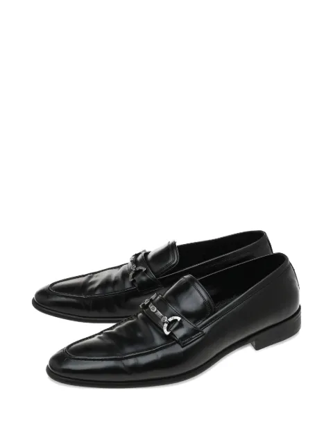 Dolce & Gabbana Pre-Owned DG horsebit loafers Black 595998