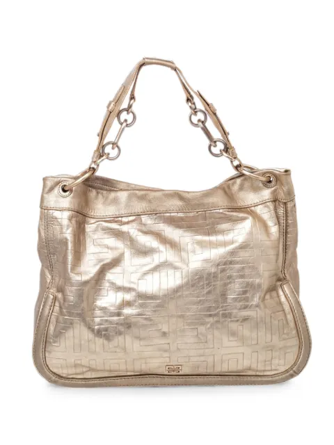 Givenchy Pre-Owned Monogram hobo tote bag Gold 467322