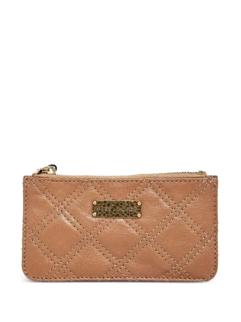 Marc Jacobs Vintage quilted logo-detail wallet Brown 535936