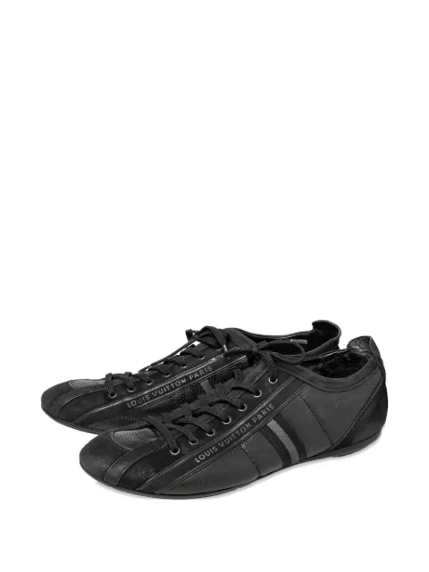 Louis Vuitton Pre-Owned Cosmos nubuck leather sneakers Black 466193