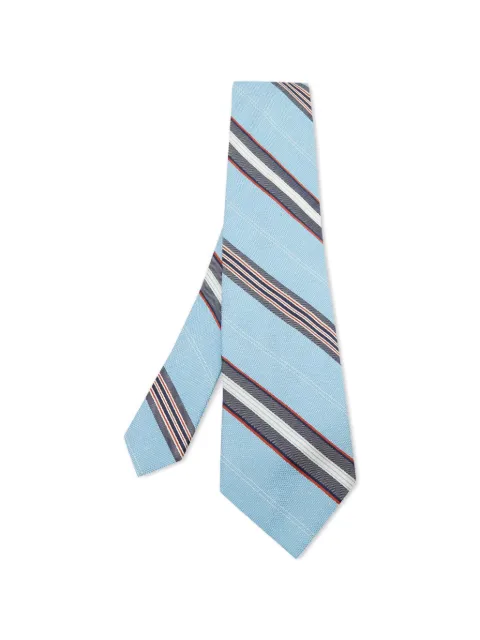 Valentino Garavani Pre-Owned striped tie Blue 658157