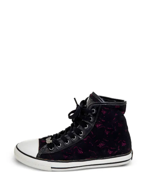 Dolce & Gabbana Pre-Owned lace sneakers Black 569818