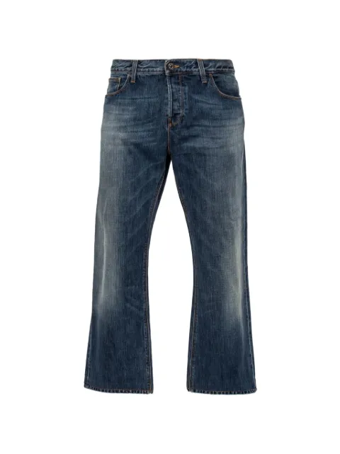 Gucci Pre-Owned washed wide-leg jeans Blue 518509