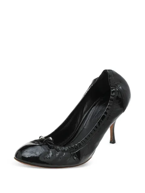 Alexander McQueen Pre-Owned patent-leather pumps Black 597040