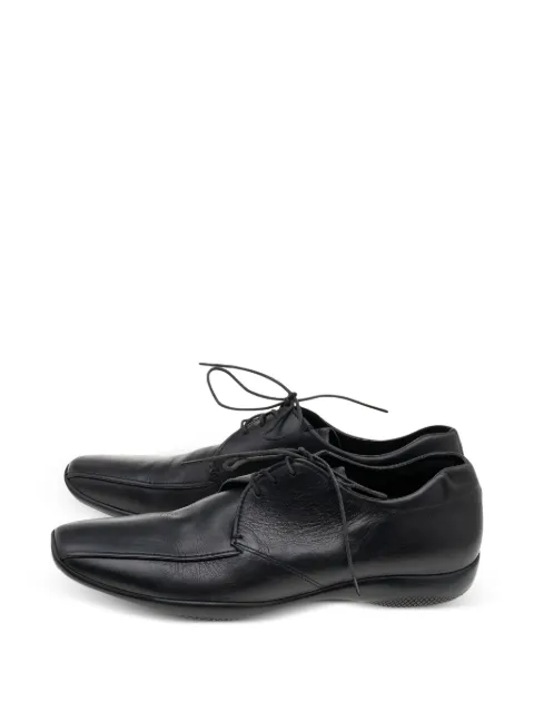 Prada Pre-Owned lace-up Derby shoes Black 596965