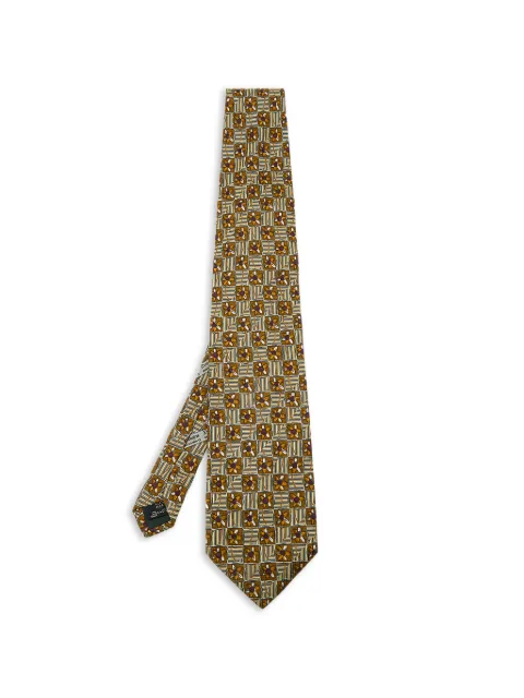 Ermenegildo Zegna Vintage floral-print silk jacquard tie Multicolour 583474