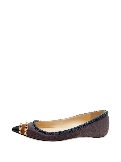 Christian Louboutin Pre-Owned Malabar Hill ballet flats Brown 612722