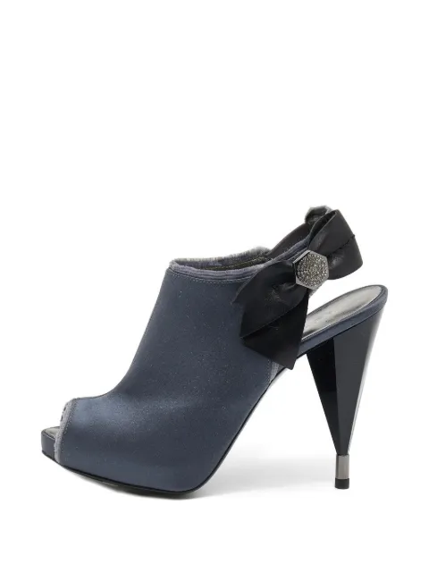 Marc Jacobs Vintage bow-detail slingback sandals Grey 631705