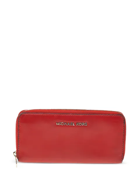 Michael Kors Vintage Bedford zip-around wallet Orange 511995
