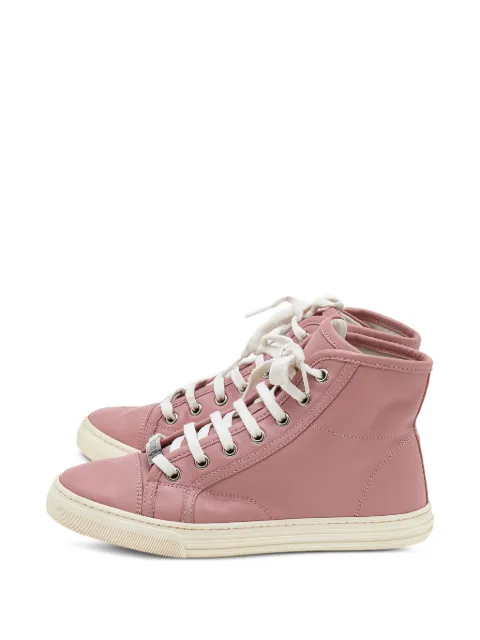 Gucci Pre-Owned high-top sneakers Pink 611160