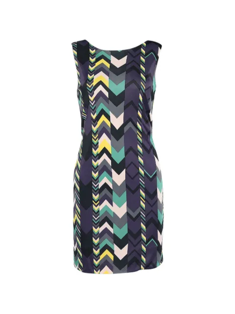 Missoni Pre-Owned geometric-print sleeveless dress Blue 633675