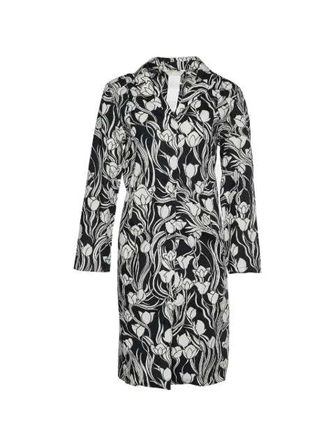 'S Max Mara floral-print shirt dress Black 652859