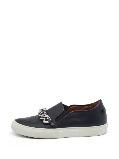 Givenchy Pre-Owned leather sneakers Black 666469
